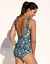 Maillot de bain 1 pi&egrave;ce Upala (noir / turquoise)