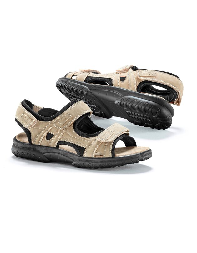 Sandales pattes auto-agrippantes (marron)