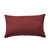 Housse de coussin unie bachette - lot de 2 (bordeaux)