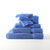 Collection serviettes de bain unies - confort moelleux 420 g/m&sup2; (bleu dur)
