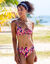 Haut de maillot de bain Baracoa avec armatures - forme corbeille (gris / orange)