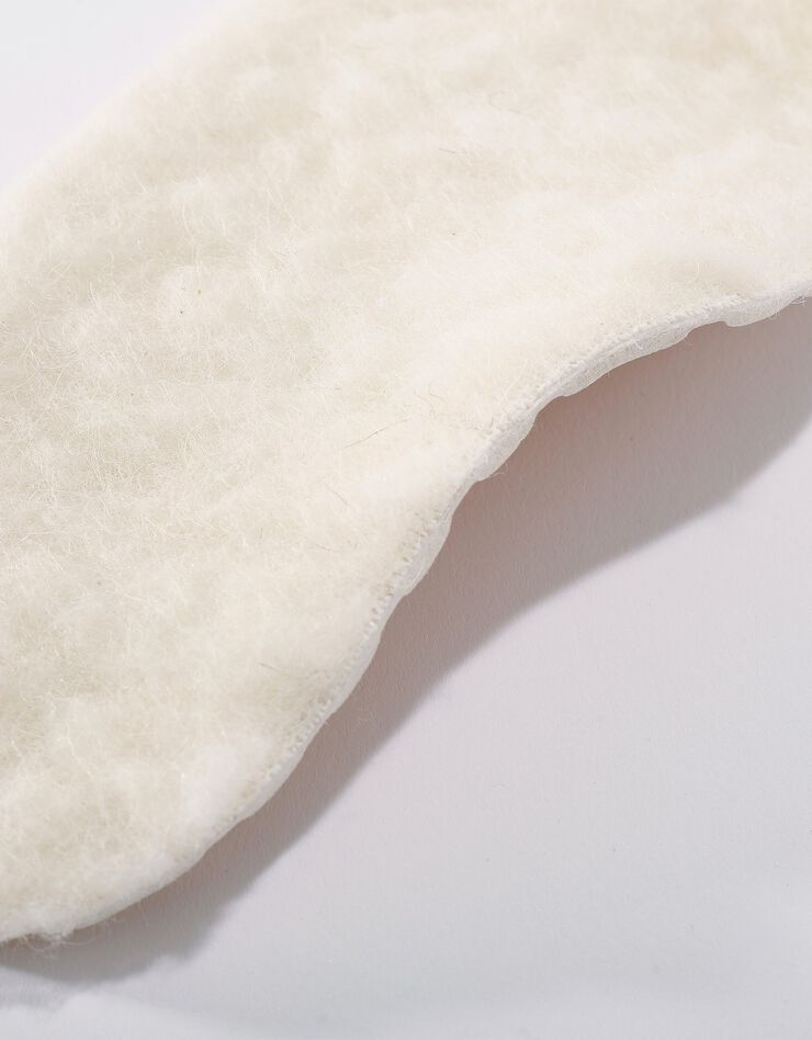 Semelles anatomiques laine mouton - la paire (blanc)