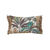 Coussin rectangulaire imprimé jungle  (naturel / chocolat)