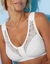 Soutien-gorge &agrave; ouverture devant - sans armatures (blanc)