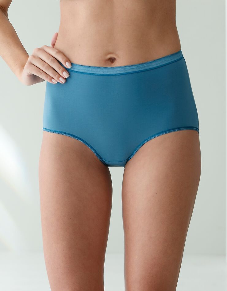 Culotte super maxi basique - lot de 3 (orange + bleu + bleu canard) Culotte super maxi basique - lot de 3 (orange + bleu + bleu canard)