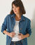 Veste boutonnée, jean (stone)