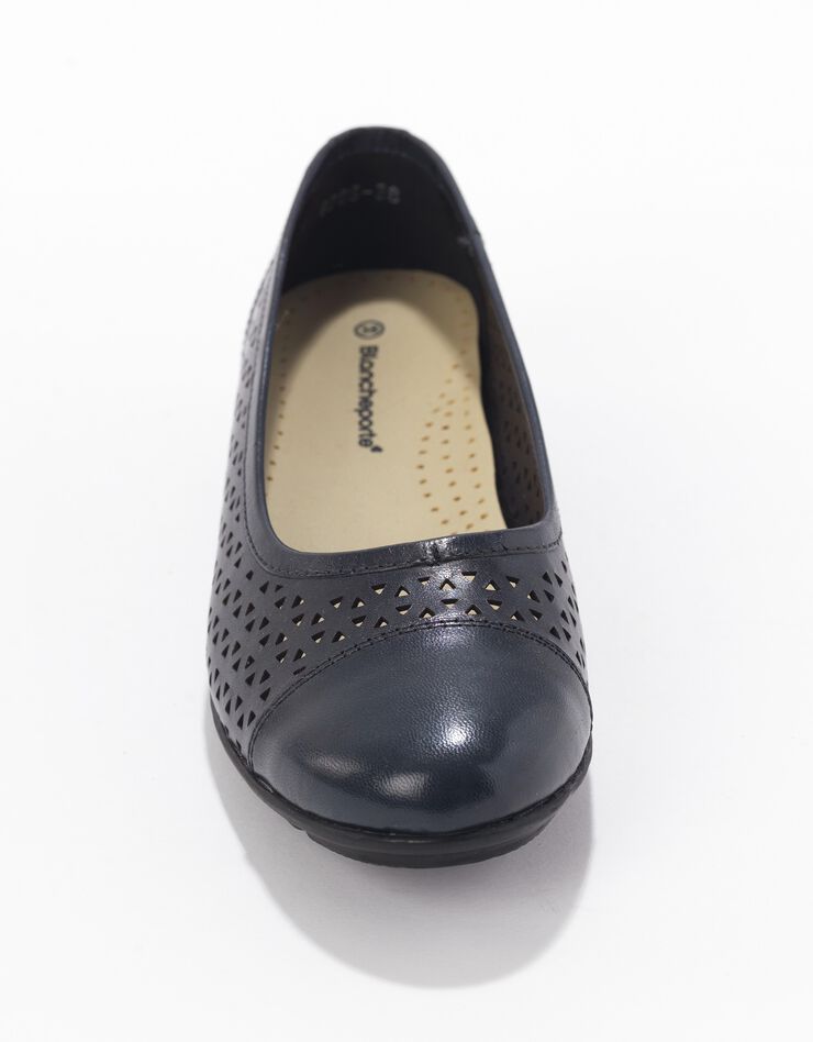 Ballerine cuir ajouré (marine) Ballerine cuir ajouré (marine)