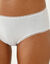 Slip forme midi "GO"  coton issu de l'agriculture biologique  - Lot de 2 (blanc)