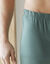 Pantalon pyjama coton uni (vert foncé)