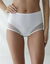 Culotte microfibre taille haute – lot de 2 (blanc)