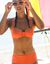 Haut de maillot de bain forme corbeille Sirama uni - avec armatures (cuivre)
