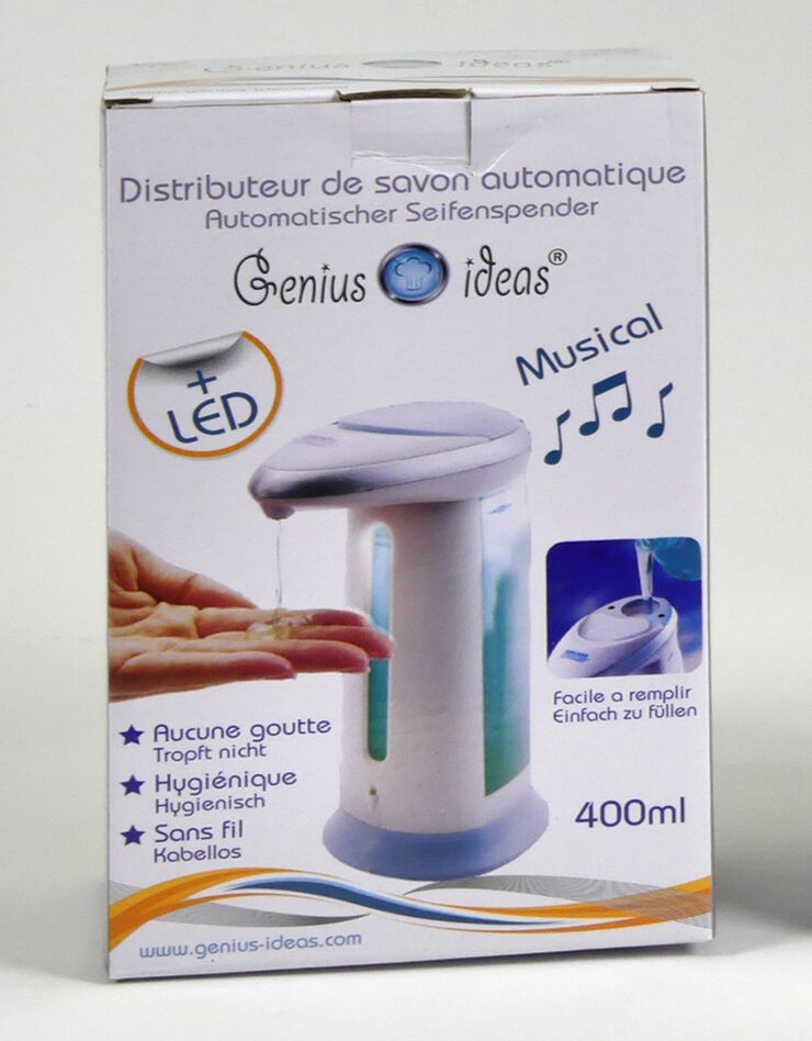 Distributeur de savon automatique (blanc) Distributeur de savon automatique (blanc)