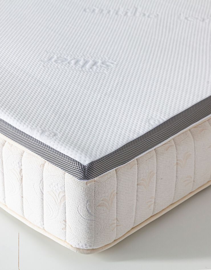 Surmatelas ions d'argent spécial bien-être (blanc)