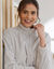 Veste d'intérieur maille polaire zippée  (gris)
