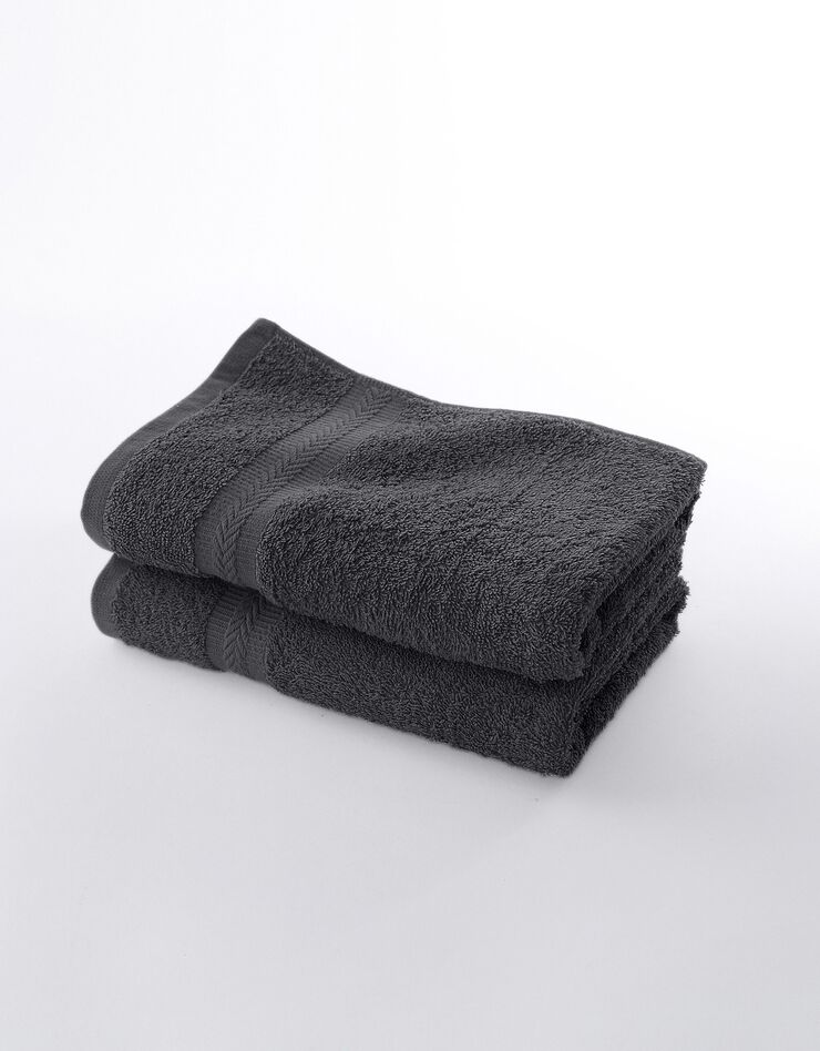 Eponge unie 420 g/m2 confort moelleux (anthracite)