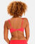 Soutien-gorge forme embo&icirc;tante tulle brod&eacute; Narcisse -avec armatures (rouge)