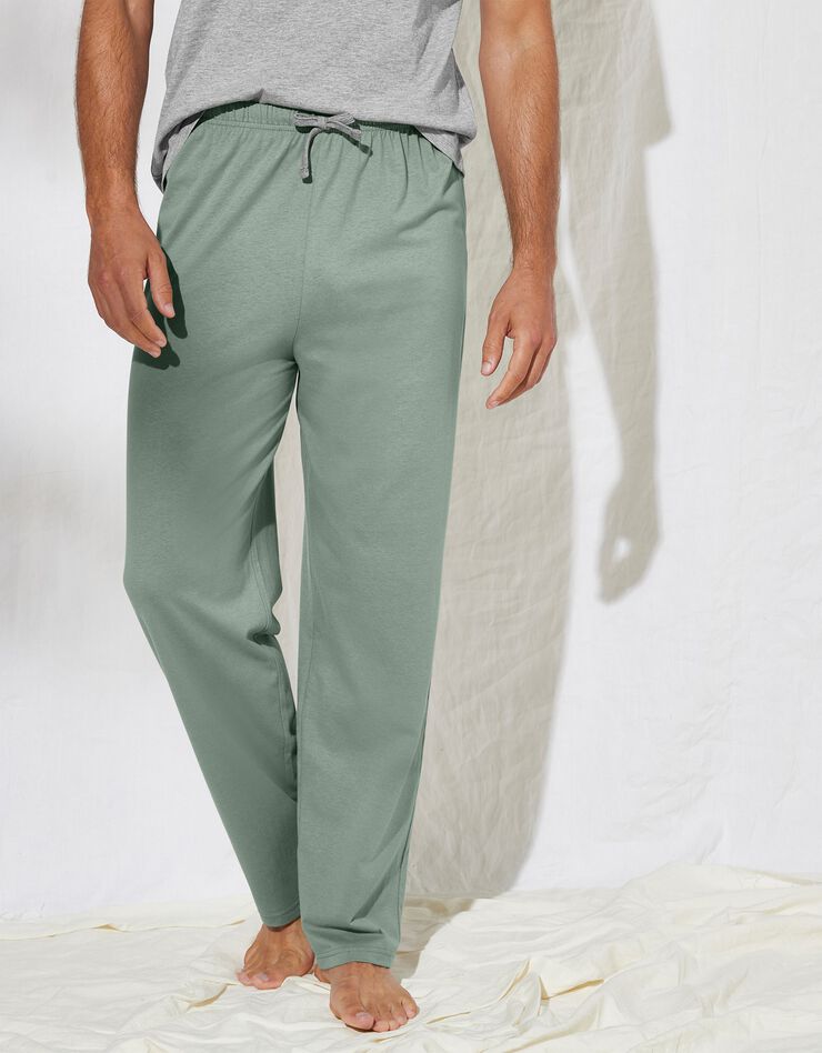 Pantalon pyjama uni vert (vert) Pantalon pyjama uni vert (vert)