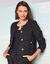 Veste boutonnée, tweed (noir)