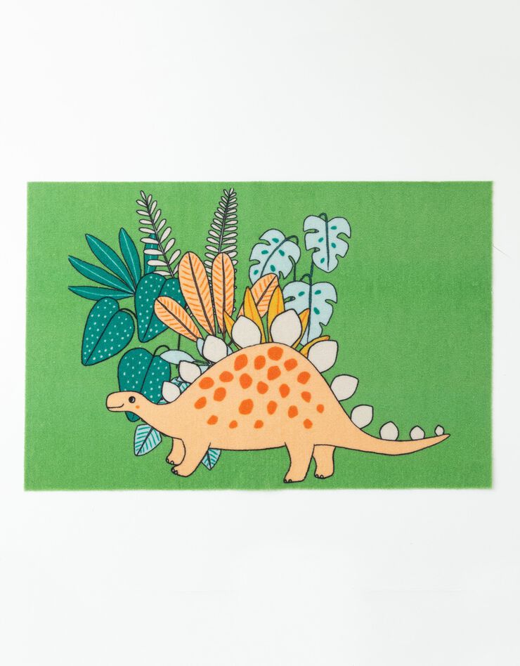 Tapis dinosaure antidérapant (vert)