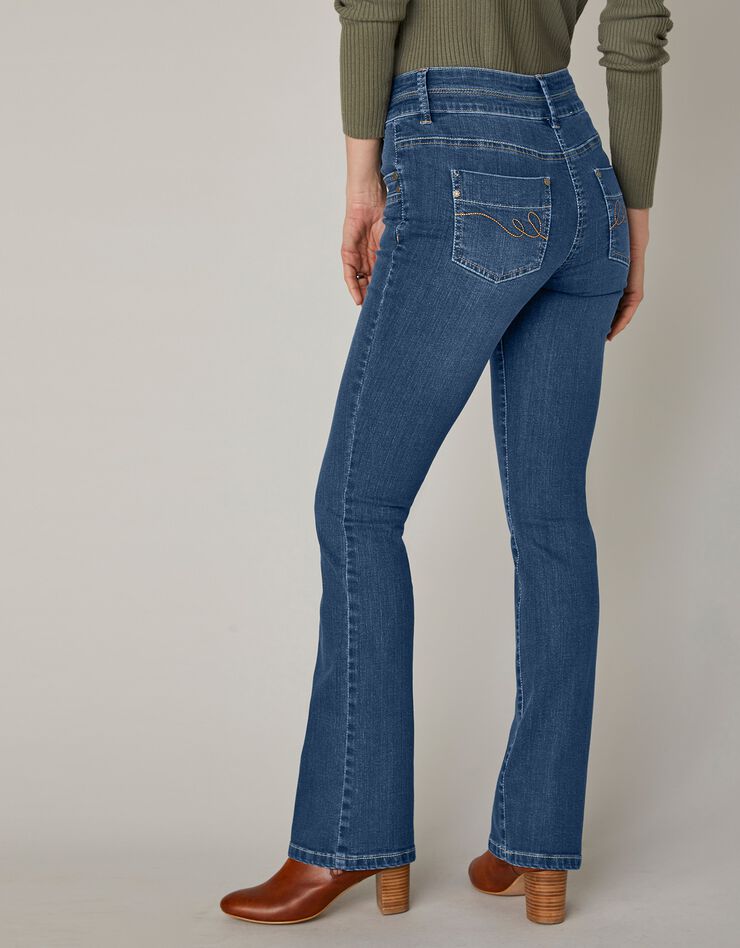 Jean délavé coupe bootcut stretch (stone) Jean délavé coupe bootcut stretch (stone)