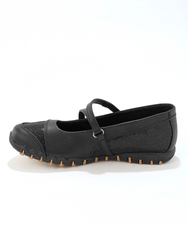 Ballerines de sport ultra-souples - noir pailleté (noir) Ballerines de sport ultra-souples - noir pailleté (noir)
