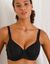 Soutien-gorge microfibre Sonia forme emboîtante - avec armatures (noir)