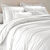 Linge de lit uni - coton 57 fils/cm&sup2; (blanc)