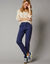 Pantalon chino stretch (marine)
