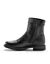 Botillons zippés cuir fourrés laine - jusqu'au 46 (noir)