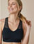Soutien-gorge brassière coton dos dentelle - lot de 2 (terracotta + noir)