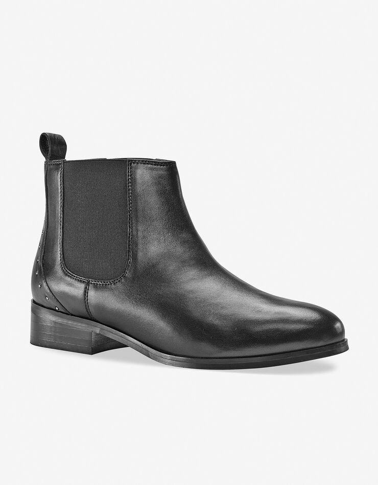 Chelsea boots à clous en cuir (noir) Chelsea boots à clous en cuir (noir)