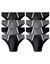 Slip fermé taille basse - lot de 8 assortis (noir / gris)