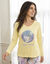 Tee-shirt manches longues "Nature Sauvage" (jaune)