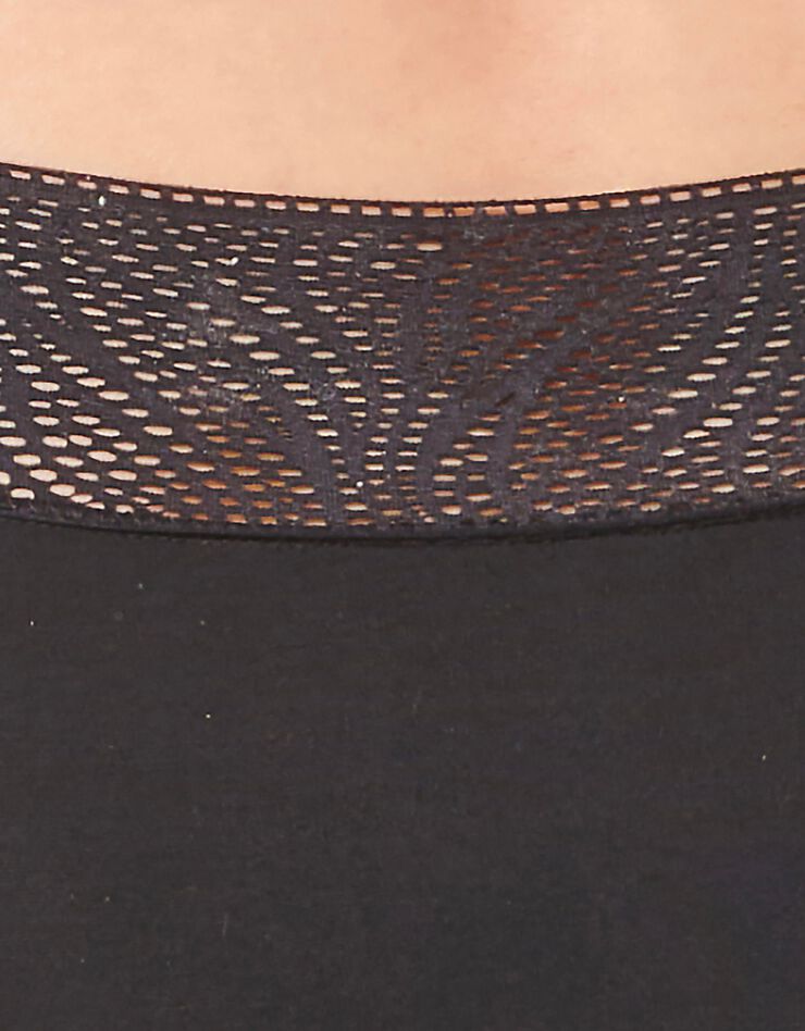 Culotte menstruelle échancrée SLOGGI® (noir) Culotte menstruelle échancrée SLOGGI® (noir)
