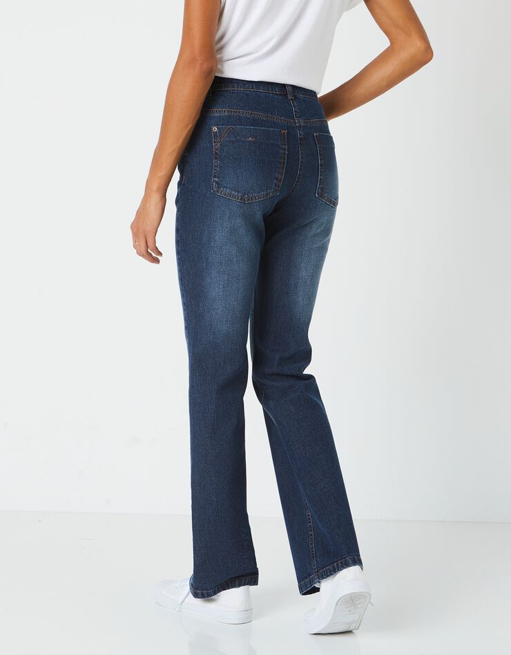 Jean bootcut coupe stretch, spécial petites (dark blue) Jean bootcut coupe stretch, spécial petites (dark blue)