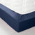 Drap-housse uni coton bonnet 32 cm (marine)