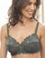 Soutien-gorge forme emboîtante dentelle unie Arum - avec armatures (vert foncé)