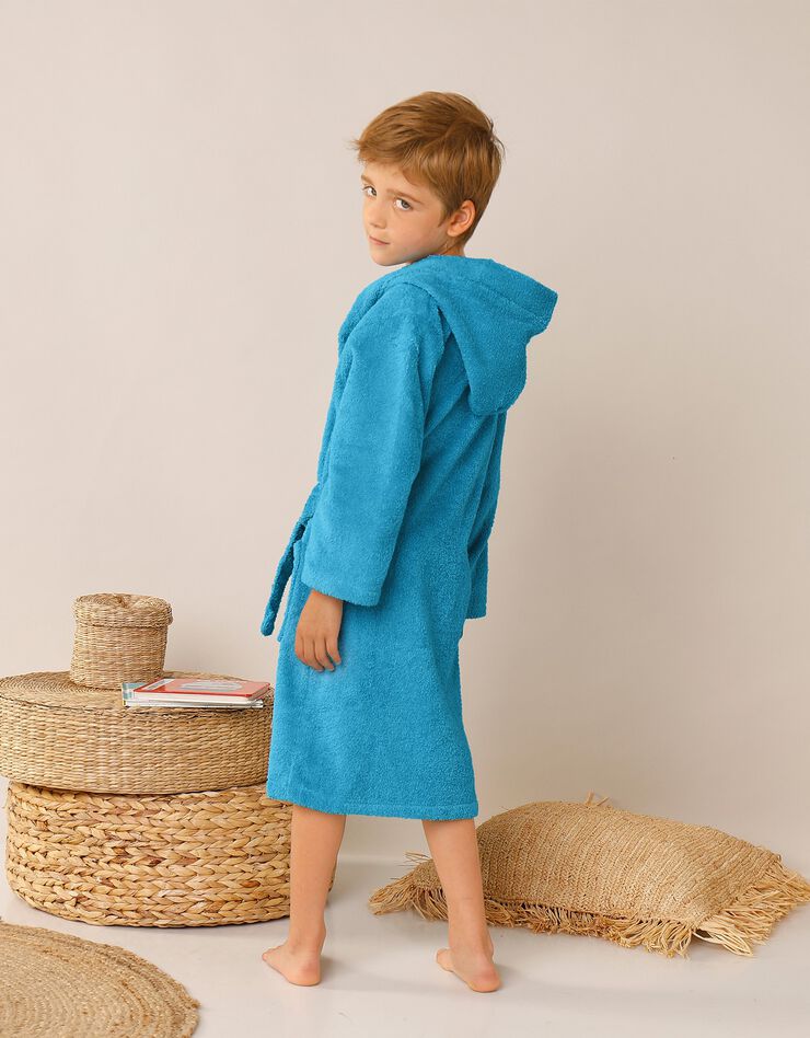Peignoir de bain enfant Pat'Patrouille® col capuche (bleu)