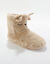 Chaussons bottillons rennes fourrés (beige)