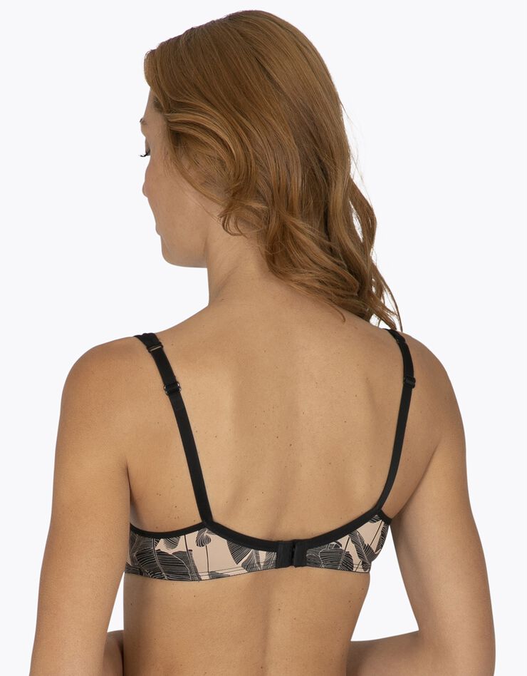 Soutien-gorge imprimé à armature Tulle Design WELL® (beige) Soutien-gorge imprimé à armature Tulle Design WELL® (beige)