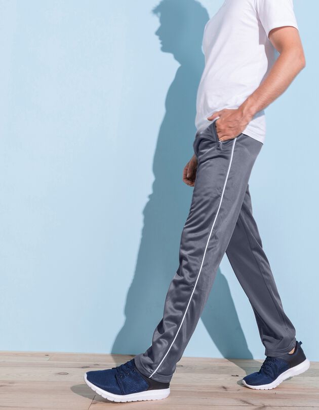 Pantalon sport intérieur gratté (gris)