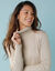 Pull col roulé, Spécial Petites (beige)