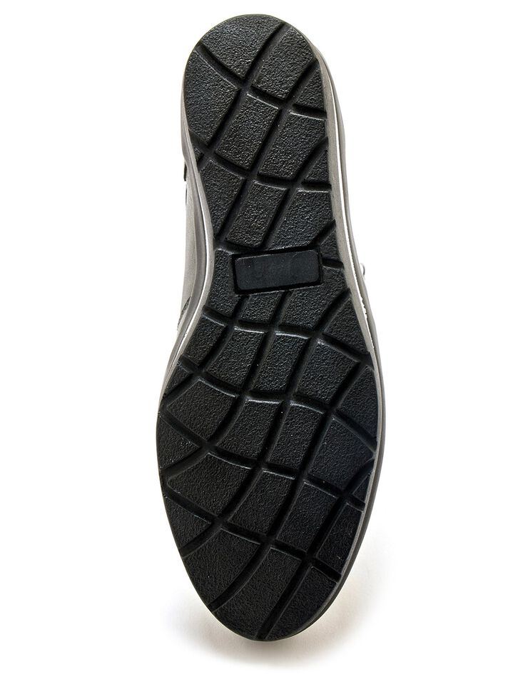 Derbies largeur confort en cuir détails métallisés (gris) Derbies largeur confort en cuir détails métallisés (gris)