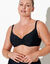 Haut de maillot de bain avec armatures Solaro Sp&eacute;cial bonnets D et + - forme balconnet (noir)