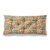 Long coussin de sol imprimé feuillage (jaune)