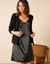 Fond de robe satin et dentelle (noir)