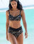 Soutien-gorge de bain minimiseur Cidra – avec armatures Flexible (noir / beige)