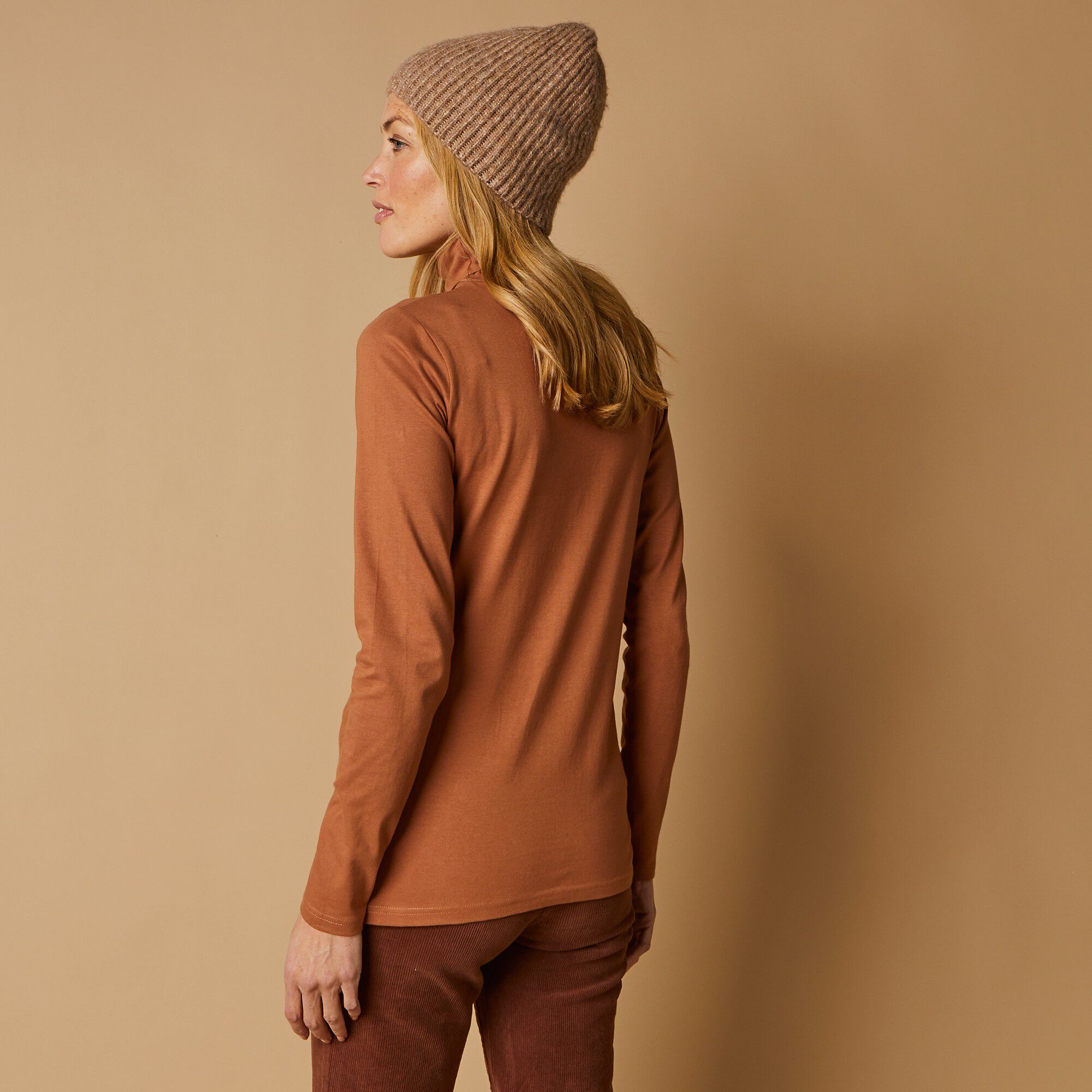 Pull Col Roulé Homme - Taille S - Couleur Jaune - Occasion En Très Bon état
