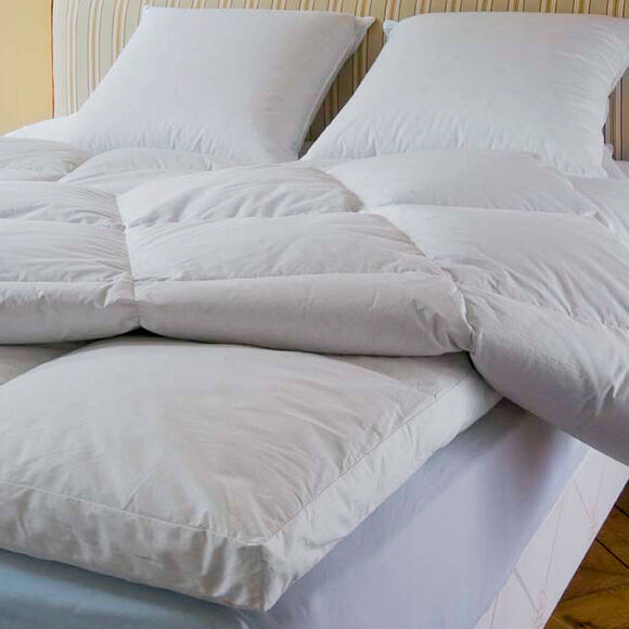 Surmatelas Tranquilit&eacute; garnissage naturel (blanc)