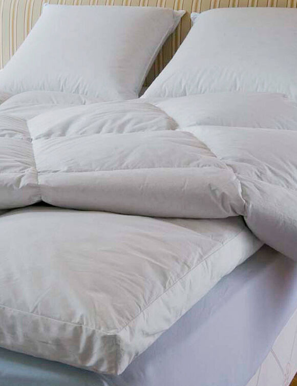 Surmatelas Tranquilit&eacute; garnissage naturel (blanc)